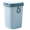 Press Type Trash Can with Lid Portable Small Bathroom Kitchen Bedroom Waste Bin Household Plastic Garbage Pail for Dorm Office