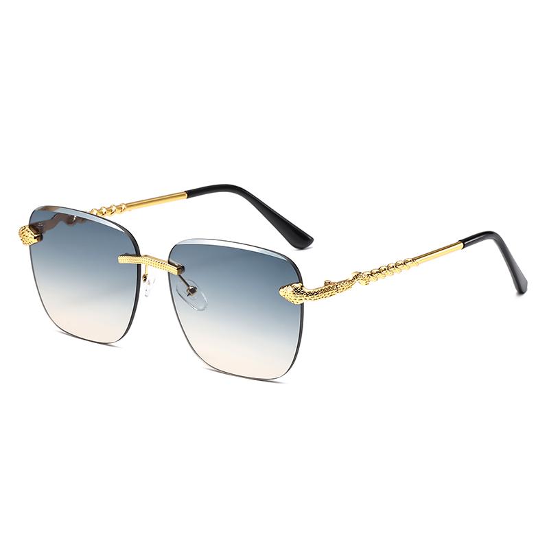 

Premium Protective Glasses New stylish Female Rimless Square Sunglasses Outoodr Casual Style Sun Glasses Gradient Lens Eyewear UV400
