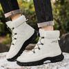 Winter Warm Snow Boots Piled Thickened Men's Cotton Shoes High-top Boots