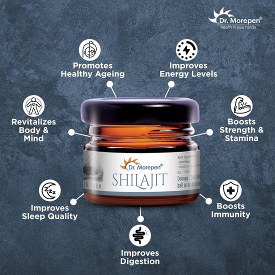 DR. MOREPEN Shilajit Resin | 100% Pure Himalayan Extract | Natural & Safe | 15gm