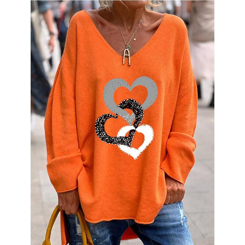 JPNTKY Women's Fashion Casual Long Sleeve V-Neck Blouses & Shirts