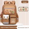 Capibara Spine Protection Backpack for Primary School Kids (Grades 1-6) - Anime Cartoon Design