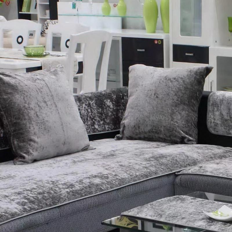 Modern Sofa Cushion Solid Color Sofa Covers for Living Room Suede Fabric Couch Cover Thicken Plush Soft and Anti-slip Sofa Cover