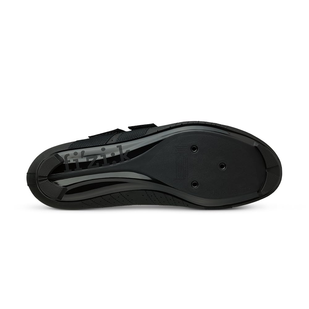 Fizik R5 Power Strap (2019) Shoes, Black/Black, Size 42.0