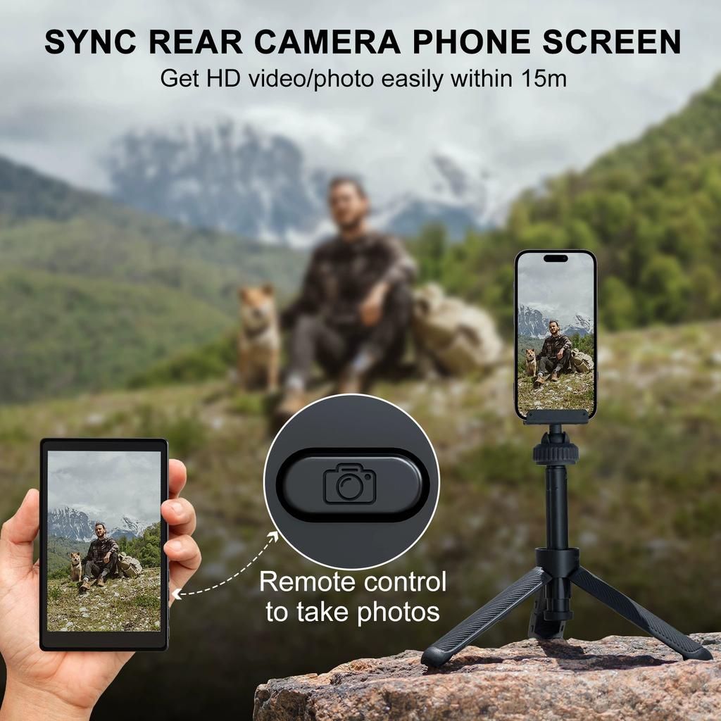 Mobile Selfie Wireless Screen Mirroring Device Rear Camera Live Streaming Selfies  Attraction Screen Sharing Device