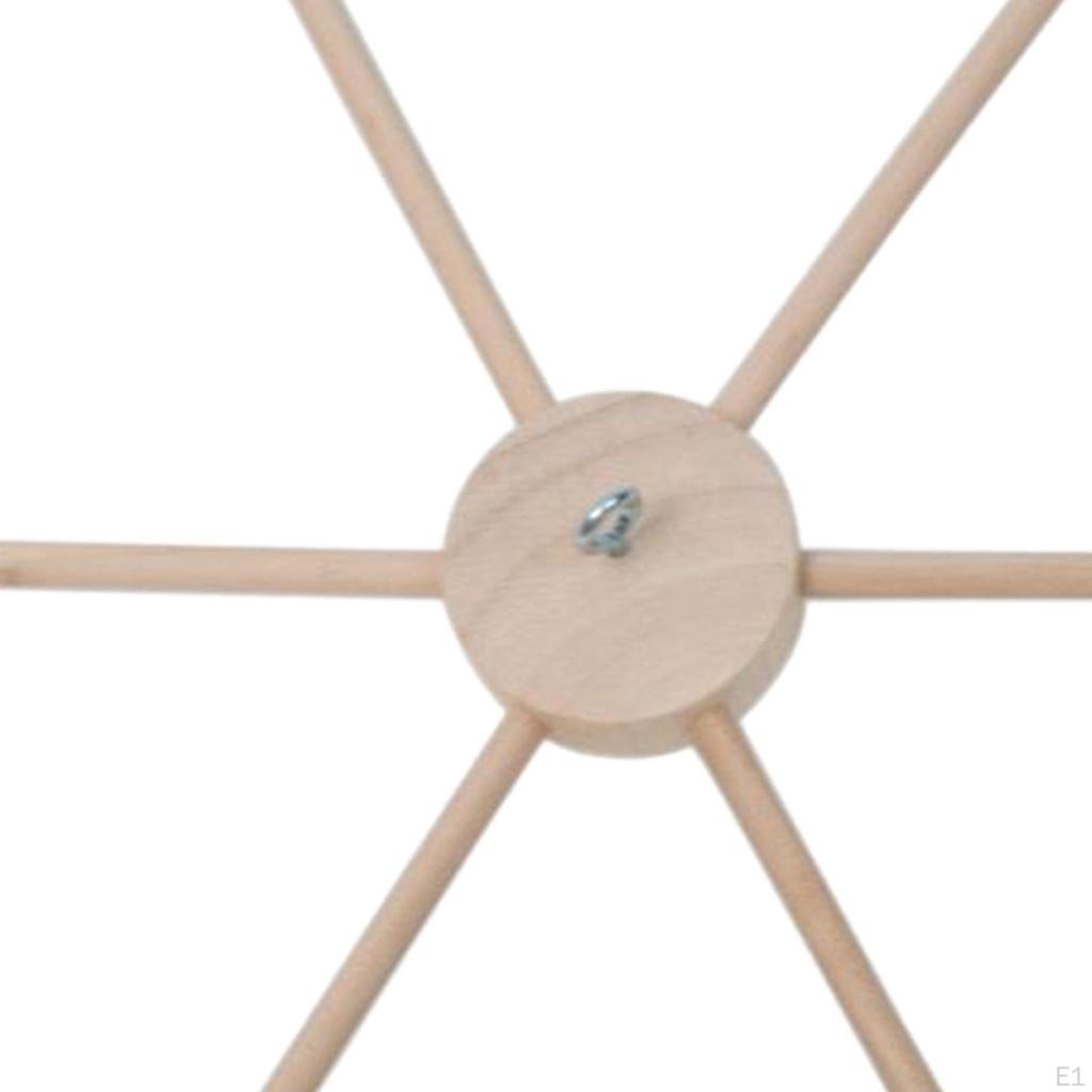 1 Set Wooden mobile frames DIY Wind Chime Decorative Supplies Handmade Pendant Props Crafts Hanger