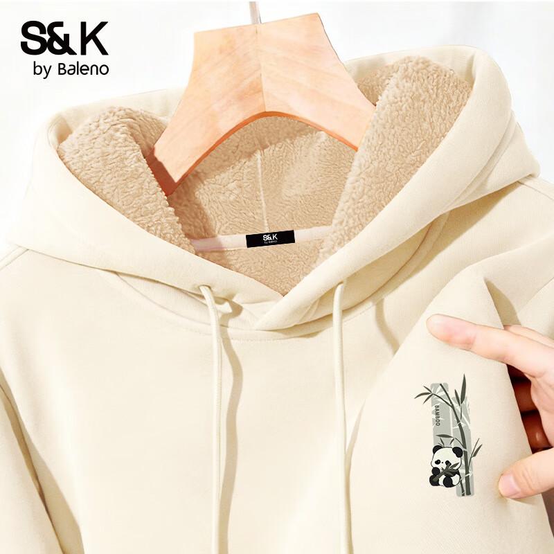 

Baleno Men s S&K Series Thickened Lamb Fleece Hoodie 5XL