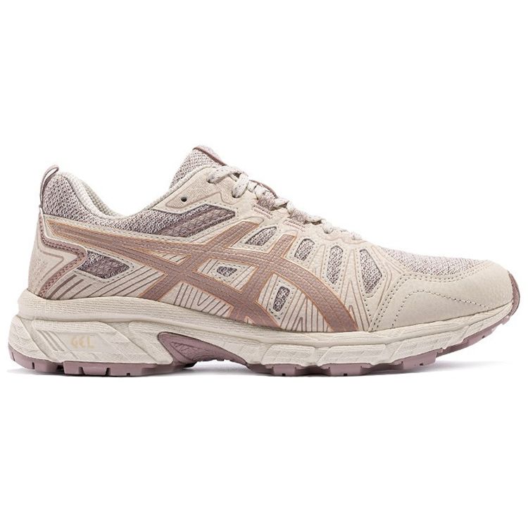 Asics Gel-Venture 7 MX Comfortable Lace-Up Mesh Synthetic Leather Cushioning Durable Breathable Low-Top Trail Running Shoes Women Sneaker 1012A818-201