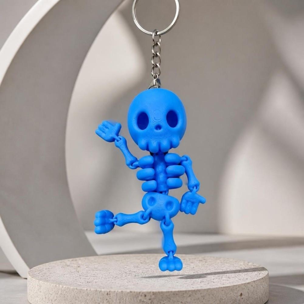 Decoration Skeleton Keychain 3D Printed Skull Bag Charm  Home Decoration
