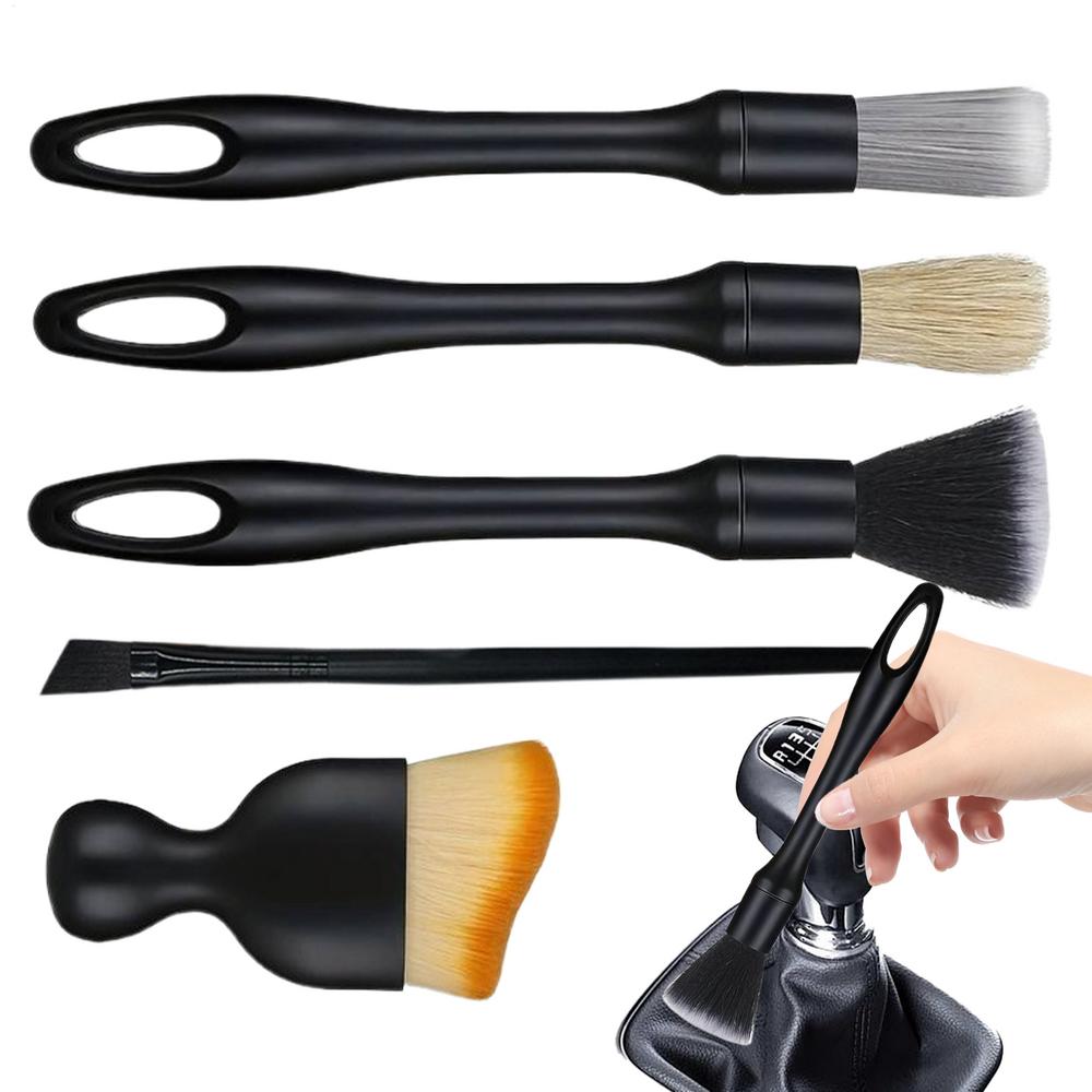 Car Wash Cleaning Brush Set Detachable Ergonomic Cleaner Tool Automotive Cleaning Brush Kit For Beginners Automotive Vehicle