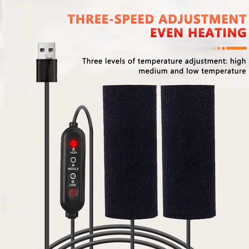 SEAMETAL 12V 3-Gear Motorcycle Heated Hand Grips Waterproof Thermal E-bike ATV Handlebar Heater Warmer Kit Motorcycle Accessories