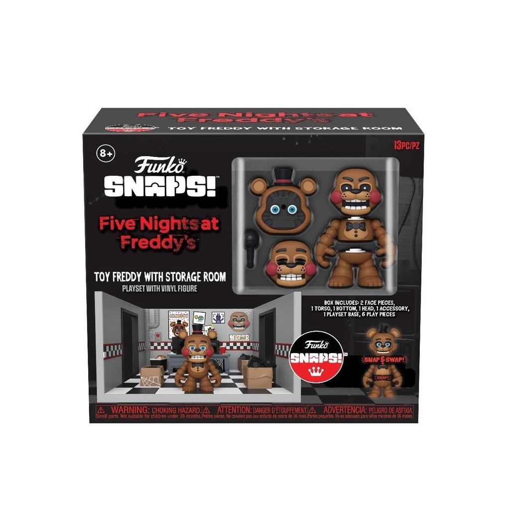 Five Nights At Action Freddy with Storage Room Playset Freddy's/Snaps! Figure/Toy