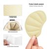Adjustable Soft Invisible Heel Sticker for Anti-Wear and Anti-Drop Protection In High Heel and Sports Shoes - Half Size with Color Bag Packaging