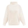 Women's Loose Casual Color Round Neck Sweater Thick Thread Pullover Top