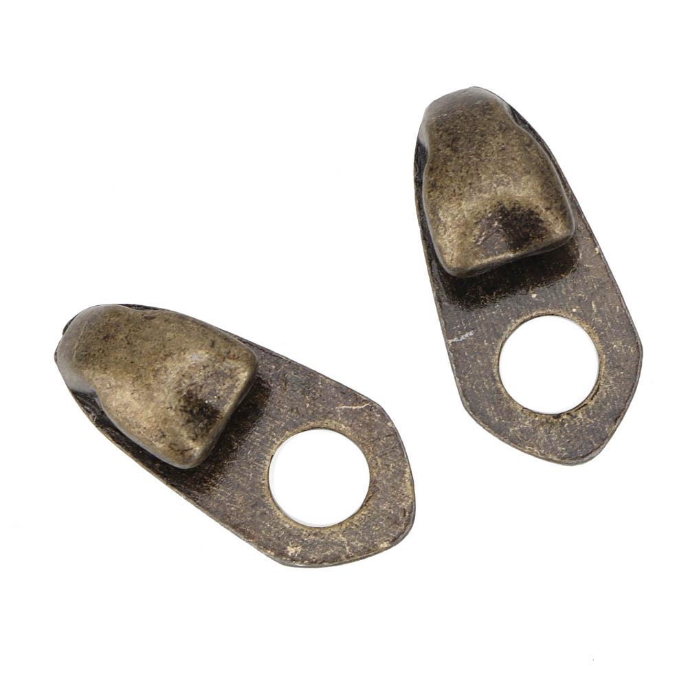 20Set Alloy Boot Lace Hooks Lace Fittings with Rivets for Repair Camp Hike Climb Accessories