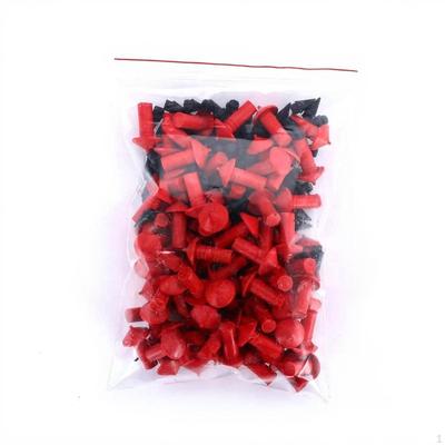Motorcycle Mushroom Nail, Rubber Plug, Emergency Puncture Tool Red 7mm 45pcs
