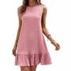 2024 Frühling/Sommer Ärmellos Rundhals Vielseitiges Damenkleid
