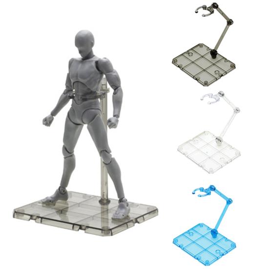 Clear Action Figure Holder Display Stand Base for HG RG S-D