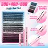 Thick 300-Cluster D-Song Mixed False Eyelash Set 10-18M Curled Diy Segmented Eyelashes