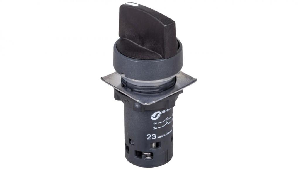 Przełącznik 3 Położeniowy Czarny 22Mm 2Z Bez Samopowrotu Xb7Nd33