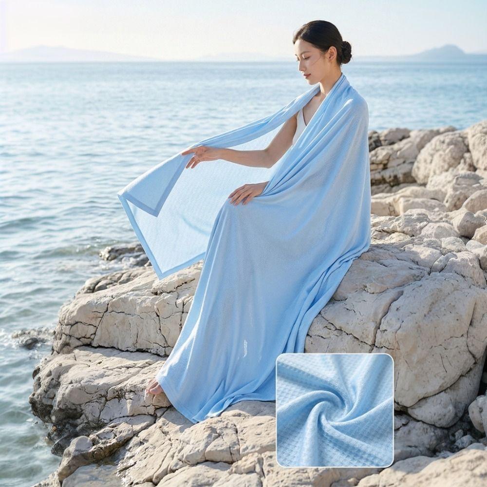Thin Summer Cooling Blanket Rhomboid Pattern Sofa Throw Blanket Household Summer Quilt  Children
