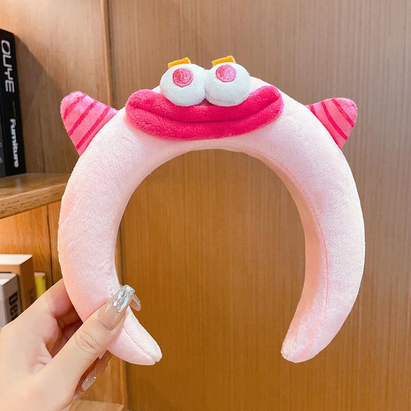 Cute Monster Headband: Non-Slip, High Skull Top Hair Accessory for Women - Perfect for Face Washing & Styling