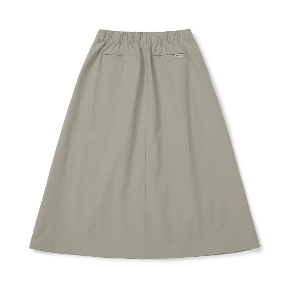 [Snowpeak] Rina Skirt Khaki Beige (S25FWFSK67)