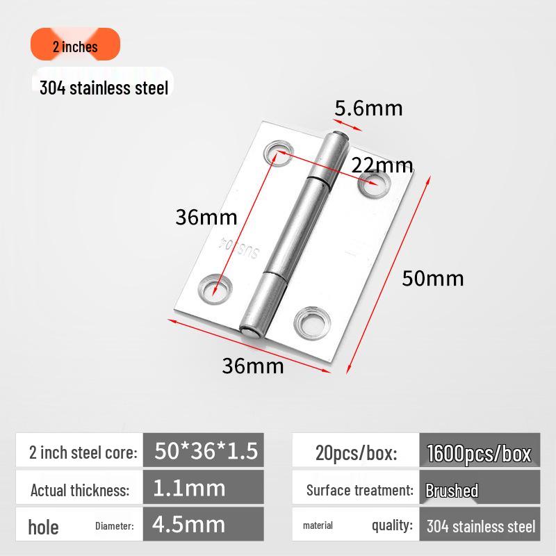 Tiché panty pro skříně a okna z nerezové oceli 304 - Velikosti: 1'', 1,5'', 2'', 3'', 4''