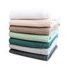 4PCSPure Cotton Waffle Dish Towel Plain Square Napkin Tea Towel Absorbent Kitchen Towel Dining Table Cotton Kitchen Essential