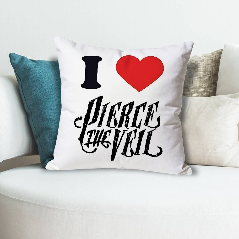 Pop Rock PPierce The VVeil Anime Celebrity Merchandise AllMatch Printed Pillow Case Sofa Car Office Room Decoration Protector