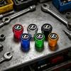 4Pcs/Set Car Valve Stem Caps Cover Badge Car Accessories For Lexus IS250 IS200 CT200h GS300 LS430 RX450h LX570 IS300 ES RX LS