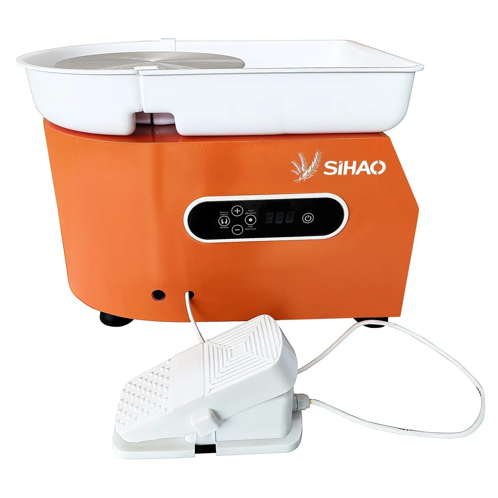 Electric Pottery Wheel Machine 25CM 350W Foot Pedal W/ Shaping Tools School Ceramic Clay Working Forming DIY Art Craft CZECH REPUBLIC оранжевый