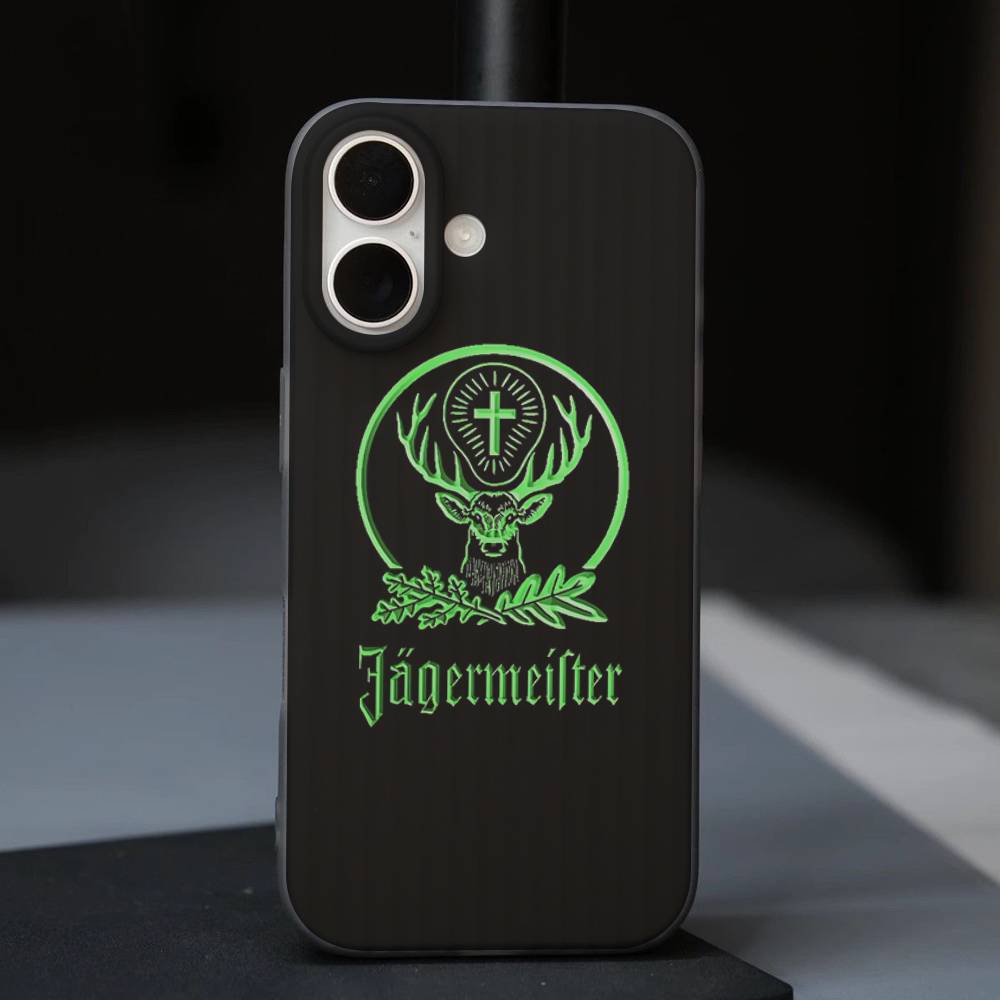 Hi J-Jagermeister Logo For IPhone 16 15 14 13 12 11 17 Pro Max Plus Wave Corrugated Phone Case Anti Drop Cover
