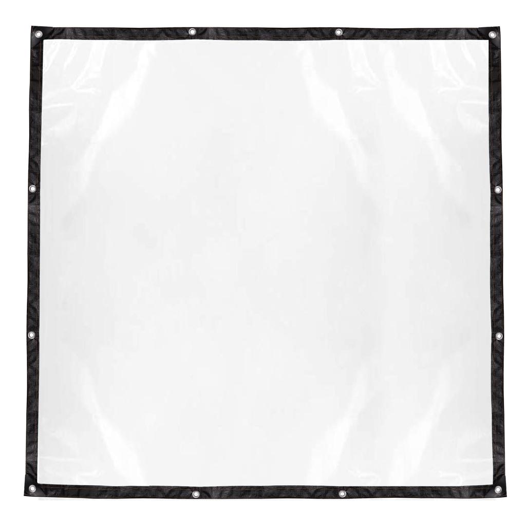 Clear Tarp Waterproofing Rainproof Transparent Plastic Tarp Cover with Eyelet for Chicken Coop Greenhouse Plant