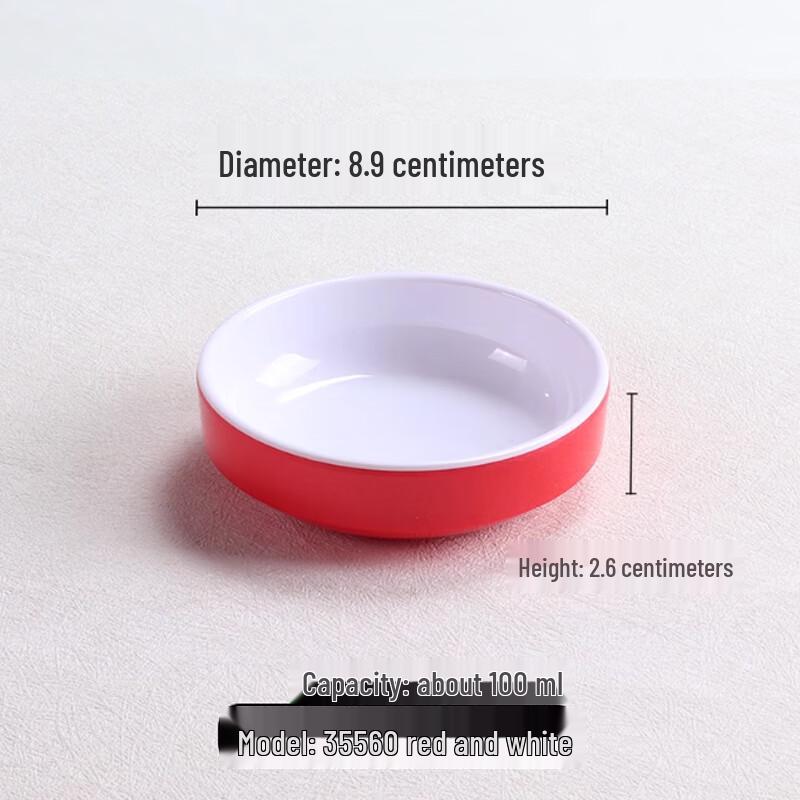 SPSR Melamine Dining Plates & Dipping Dishes