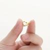 10pcs/lot 14K 18K Gold Plated Heart Shape Lobster Clasps 10mm/13mm Heart Locks Clasp For Bracelet Necklace Jewelry Making