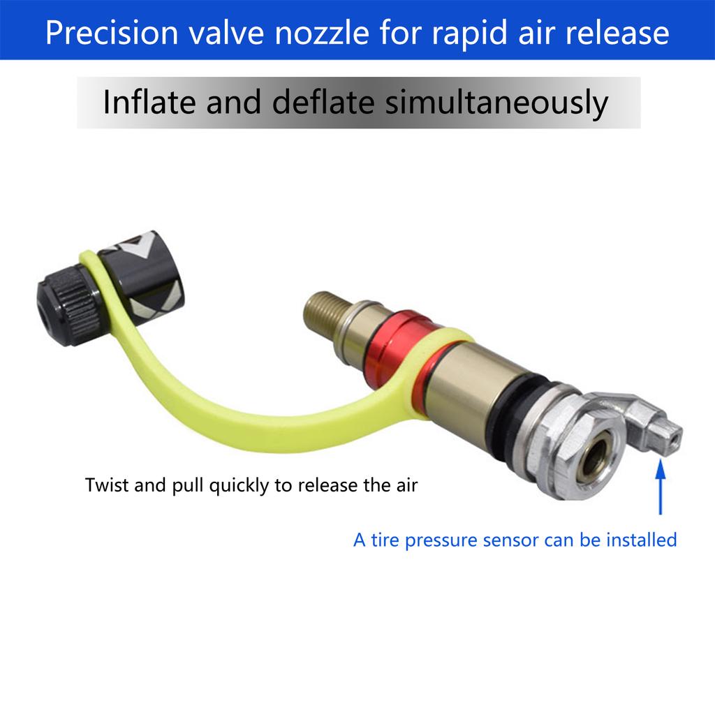 Universal Road Tire Air Release Valves Quick Pressure Adjustment Strong Aluminum Pressure Control Valves for Truck