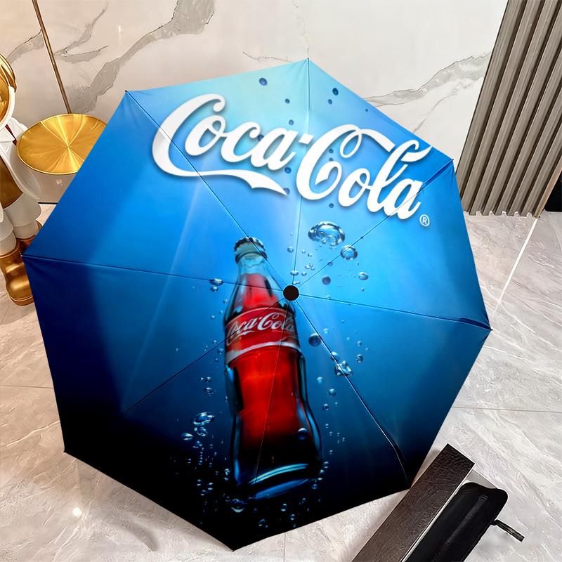Christmas Gift Halloween Theme Bear Truck Coca Cola umbrella is suitable for all seasons, including home travel and outdoor activities Y13