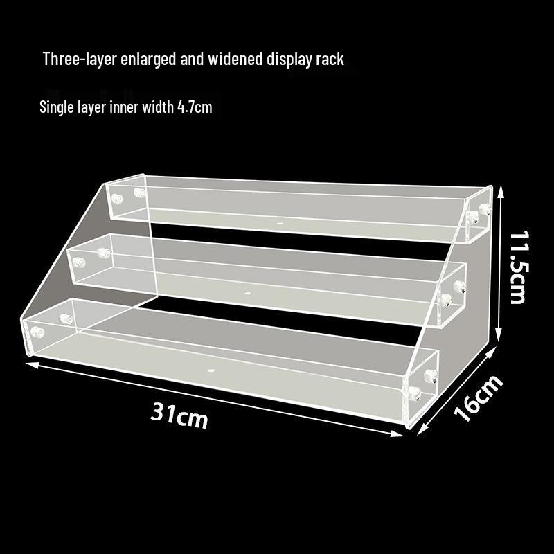 Multi-layer Acrylic Perfume & Doll Display Shelf Box