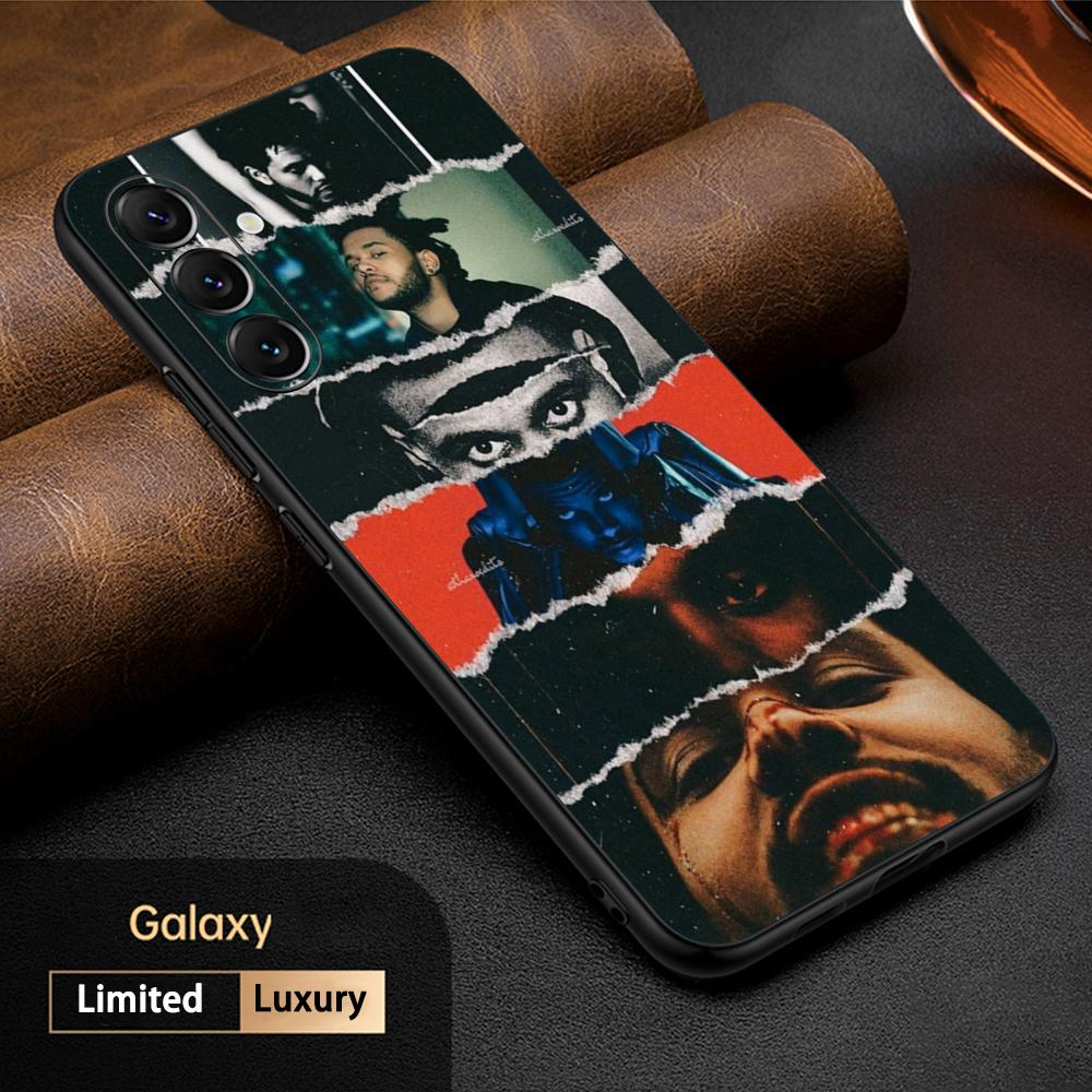 Mode cool Wochenende Poster Sänger Handyhülle Für Samsung Galaxy S26 S25 S24 S23 S22 S21 Plus Ultra Note20 Weich Schwarz