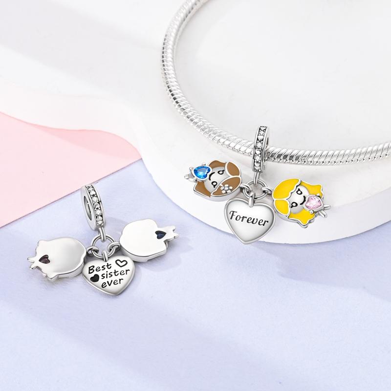 Copper Plated Butterfly Rubiks Cube Cat Guitar Music Charm Bead Charms Bead Charms Ideal For Women Compatible With Bangle Bracelets Do It Yourself Je