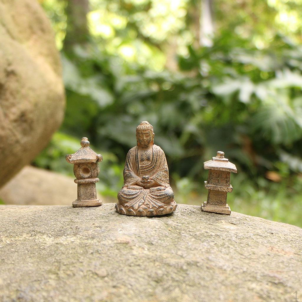 

Buddha Figurine for Outdoor Garden Decor Mini Tathagata