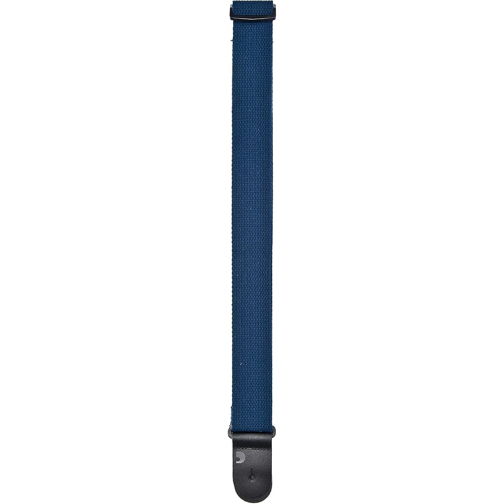 D'Addario Cotton Guitar Strap 50CT03 Blue (Domestic Genuine Product)