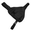 10.2x6.69inches Walkie Talkie Portable Vest Chest Bag Pouch Black with Adjustable Strap