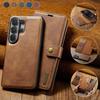 2 In 1 Leather Phone Case for Samsung Galaxy S26 Ultra S25 Edge S24 Plus S23 Fe S22 S21 S20 Note20 Magnetic Card Holder Wallet