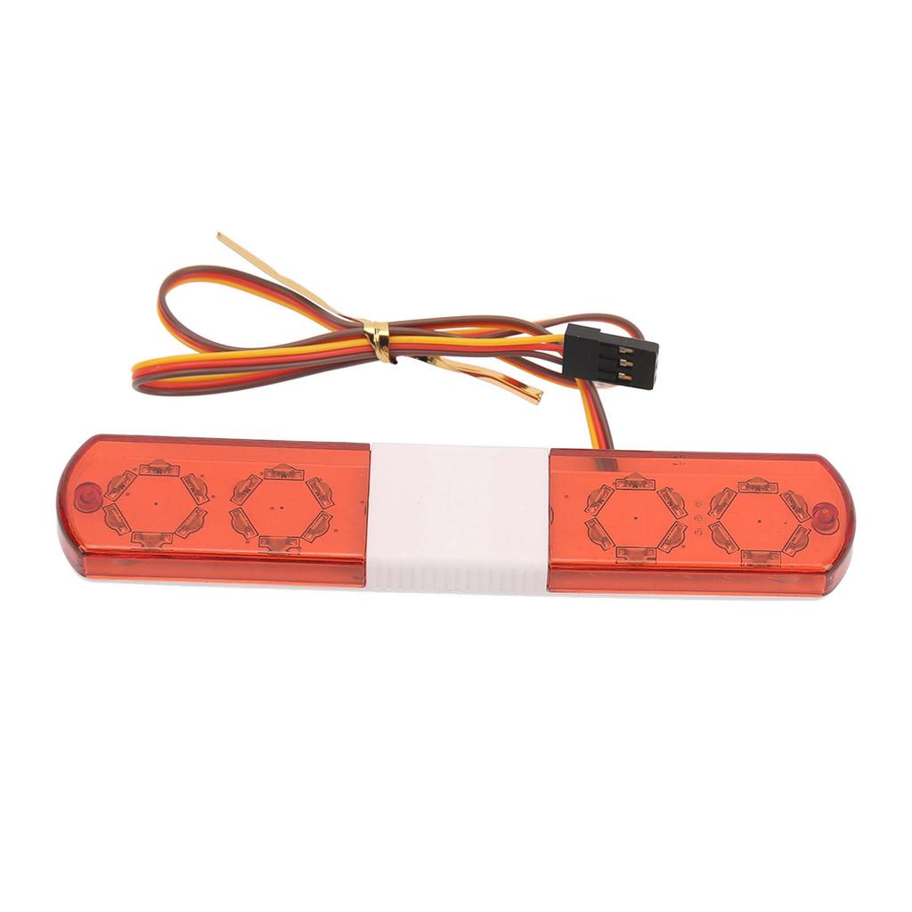 RC LED Police Light Simulation Design 4 Modes RC Police Flash Lamp LED Alarming Light for 1 8 1 10 RC Cars Red