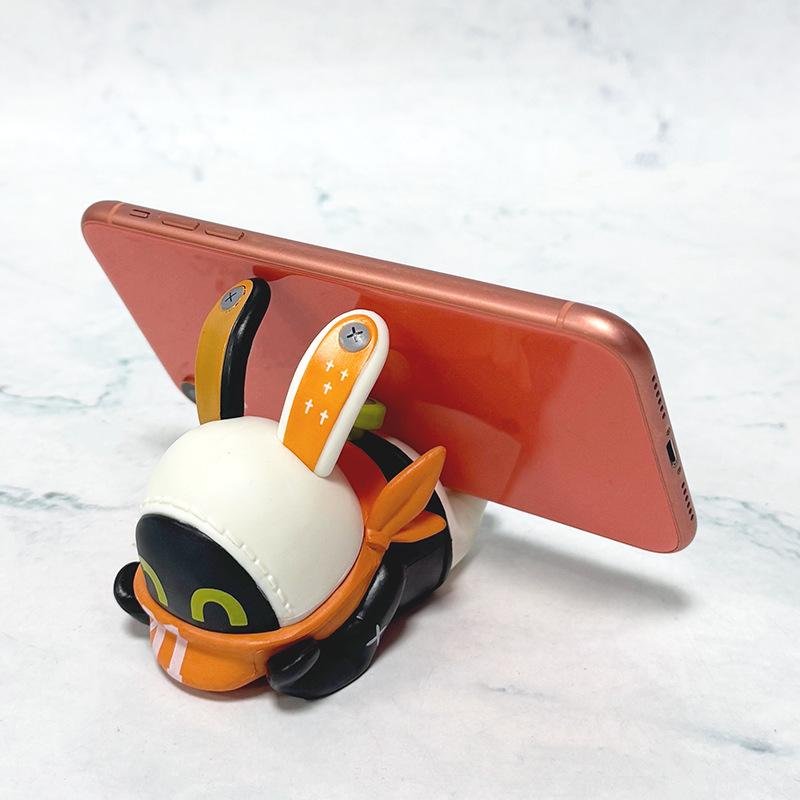 Zenless Zone Zero Bangboo Es New Style Gk Anime Action Figure Phone Holder Desk Ornament Game Figurine For Anime Fans Desk Decor