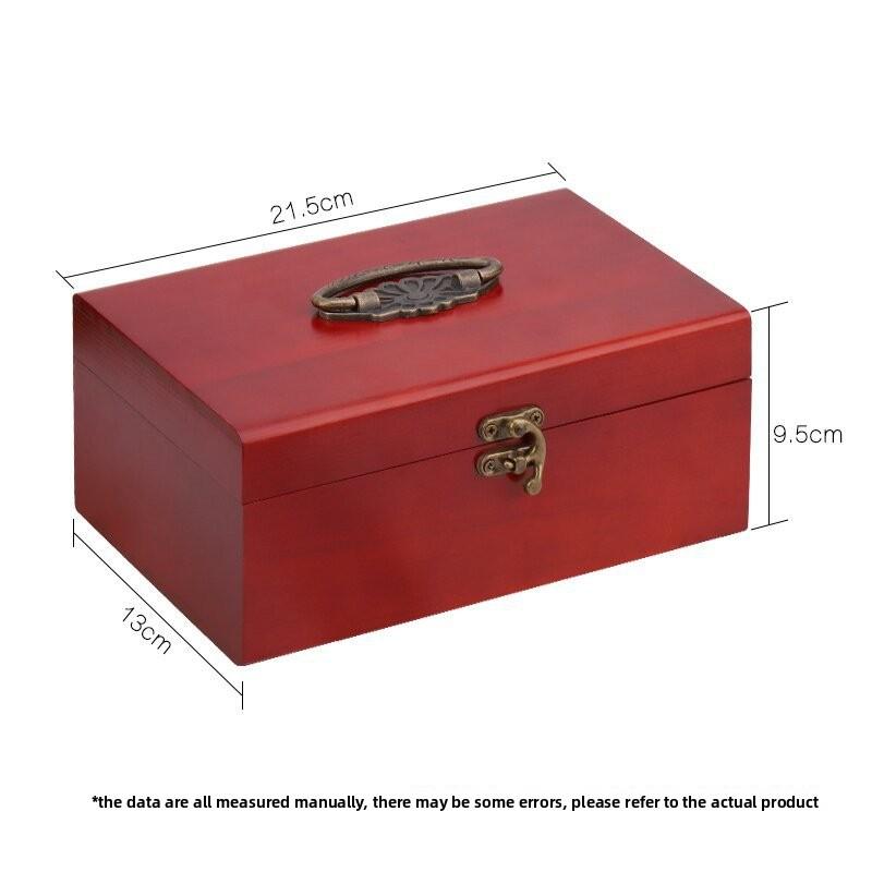 Needle and Thread Box Set, Needle and Thread Bag, Household Sewing Thread Needle Storage Box, Solid Wood Needle and Thread Box
