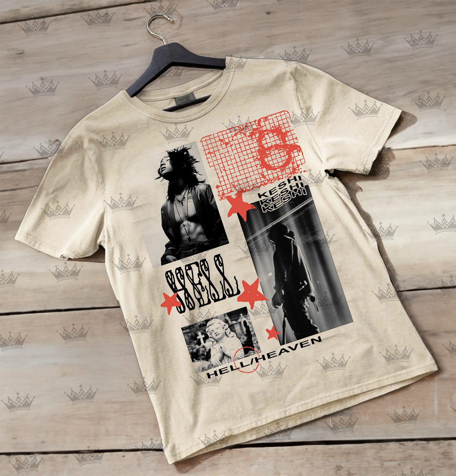 Keshi Hell Heaven World Tour Unisex Shirt, Keshi World Tour Unisex T-Shirt, Keshi Merch , Keshi Aesthetic Tee, Concert T-Shirt, Gift T-Shirt ID 4XL
