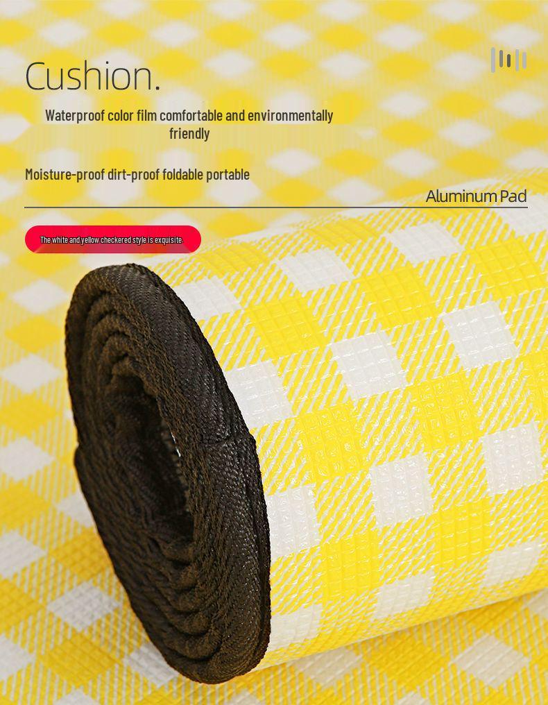 Wasserdichte Picknick- und Campingmatte für den Außenbereich: Dick, Tragbar, Feuchtigkeitsbeständig für Strand, Rasen, Zelt und Krabbeln